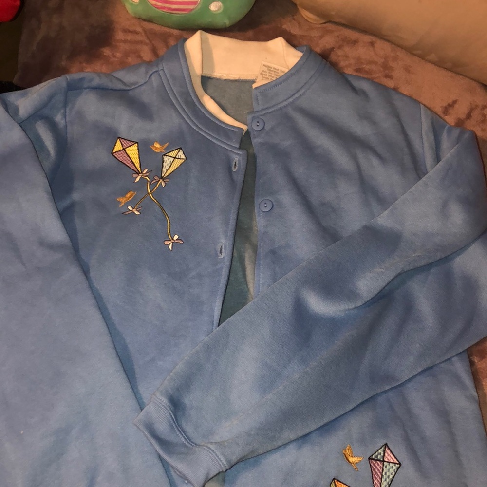 cute vintage button up sweater